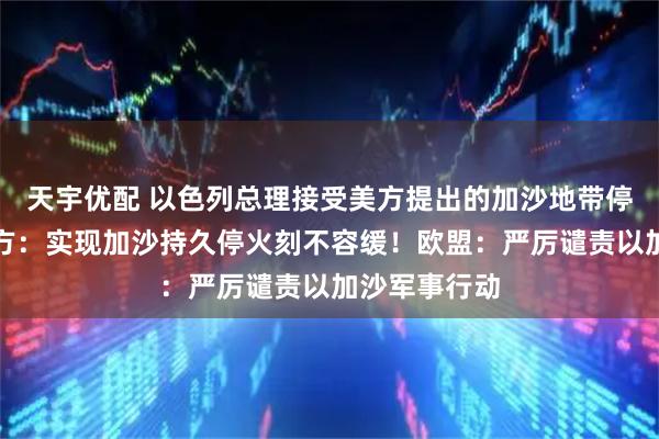 天宇优配 以色列总理接受美方提出的加沙地带停火方案！中方：实现加沙持久停火刻不容缓！欧盟：严厉谴责以加沙军事行动