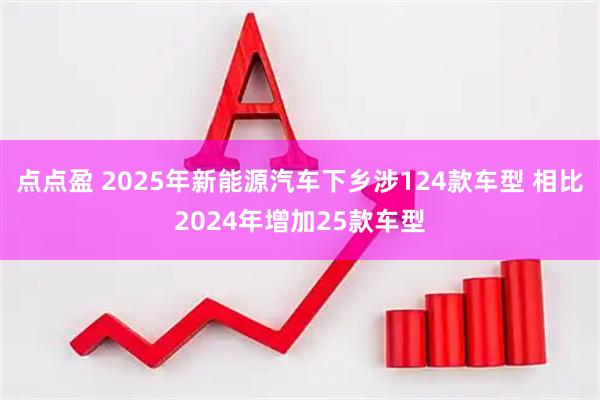 点点盈 2025年新能源汽车下乡涉124款车型 相比2024年增加25款车型
